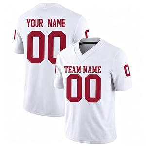 Maillots de football américain personnalisés de haute qualité pour hommes et femmes, uniformes d'équipe imprimés par sublimation avec logo sur la chemise pour les entraînements et les matchs - Product Image 6