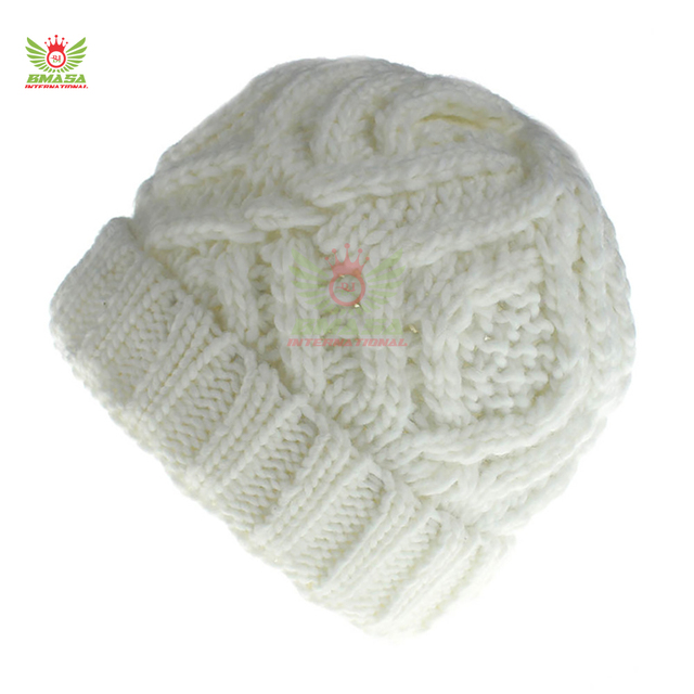 Autumn Winter 2025 Candy-colored Melon Embroidery Customizable Adult Knitted Warm Thick Beanie High Factory Price Blank Designer