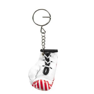 Mini porte-clés gant de boxe en cuir artificiel, accessoire de voiture, cadeau MMA, porte-clés style entraînement, taille personnalisée - Product Image 4
