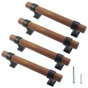 ด้ามจับรูปวงรีไม้กระถินณรงค์ลายทองเหลือง - ขายส่ง B2B - Product Image 6