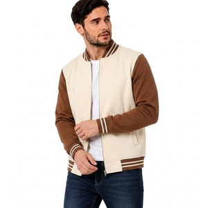 Chaqueta Bomber con Cierre Completo para Hombre, Fabricante de Ropa Exterior de Marca Privada OEM ODM - Product Image 3