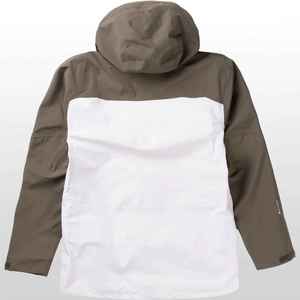 Men's Hooded <b>Windbreaker</b> Jacket Color Blocking Waterproof Sporty Style Polyester Outerwear Winter Coat with Zipper Closure - Product Image 2