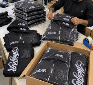Ensemble de survêtement streetwear noir pour homme, sweat à capuche et pantalon de jogging brodés sur mesure, ensemble de survêtement décontracté hip-hop de qualité supérieure, 2 pièces - Product Image 6