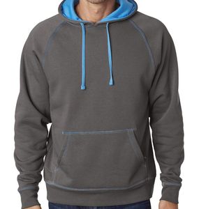 <b>Men's</b> Hooded Sweatshirt Solid Color Casual Fleece Wear with Kangaroo Pocket 100% Cotton 100% Polyester with matching drwstrings - Product Image 4