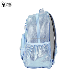 Mochila de estudiante de color para niñas Material de fibra de moda con Oxford para uso escolar mochila con purpurina - Product Image 2
