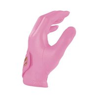 Sarung Tangan Golf Kulit Asli Premium Pink Full Finger Cabretta Anti Selip Menyerap Keringat Ringan Pergelangan Tangan Dapat Disesuaikan Olahraga