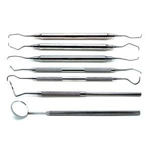 Kit Dental Básico de Alta Calidad, Juego de 3 Piezas: Espejo, Explorador y Pinza Médica, Certificado CE ISO1238 por Grip Surgical - Product Image 1