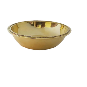 Handcrafted Metal Bowls Luxury Antique Dinnerware Decor Highly Durable Quality Mixing Bowl. - Product Image 1