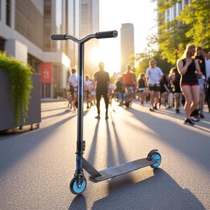 <span class=keywords><strong>Trottinette</strong></span> <span class=keywords><strong>freestyle</strong></span> avec roues en PU de 100 mm, noyau en plastique, <span class=keywords><strong>logo</strong></span> personnalisé OEM, prix de gros bon marché - Product Image 4