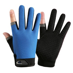 Gants de pêche en soie glacée antidérapants à haute élasticité, à doigts ouverts, protection UV, pour hommes et femmes - Product Image 6