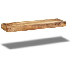Mango Wood Floating Shelf with Bracket | Handcrafted Wholesale Decor - Product Image 4