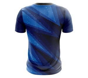 เสื้อยืดกีฬาผู้ชายแบบซับลิเมชั่น พิมพ์ลายได้ทั่วตัว แห้งเร็ว ผ้าโพลีเอสเตอร์ สำหรับออกกำลังกาย ยิม แอคทีฟแวร์ ชุดทีม - Product Image 2