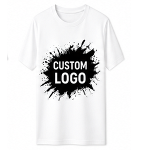 Proveedor de Camisetas Promocionales al por Mayor, Bajo Costo, Pedidos Pequeños, 160GSM, Algodón Jersey, Manga Corta, Corte Regular, Impresión Serigrafiada - Product Image 1