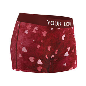 Shorts Deportivos de Cintura Alta para Mujer, al por Mayor, Personalizados, Transpirables, con Estampado de Leopardo, de Poliéster y Elastano, para Entrenamiento, Sublimados - Product Image 2