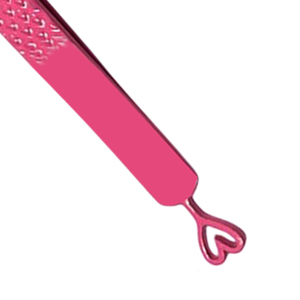 Professional Eyelash Tweezers Precision Smooth Tip Mirror Finish Gradient Design <b>Box</b> Packaging Non Slip Ergonomic Handel Pink - Product Image 5