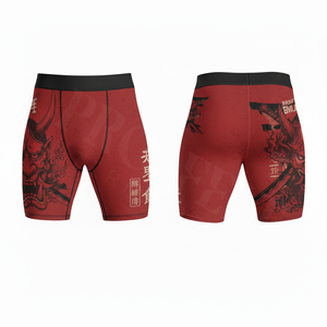 Breathable Quick Dry MMA Fitness Running Tight Fitted Customized Size Training All Season Customized Design Compression Shorts - Product Image 2
