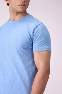 T-shirt Homme 100% Coton Coupe Classique Manches Courtes Respirant Séchage Rapide pour Course en Extérieur Logo Personnalisé Style Décontracté Été Col Rond - Product Image 5