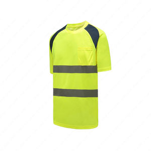 Chaleco de Seguridad Reflectante de Alta Visibilidad, Malla Fluorescente de Poliéster de Secado Rápido, Unisex, Ropa de Trabajo Sublimada, Detección de Agujas - Product Image 2