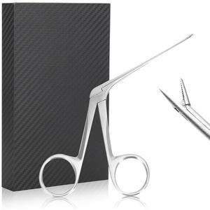 Micro-pinces ORL personnalisées avec logo laser, en acier inoxydable, légères, outils chirurgicaux manuels, fabricant professionnel OEM ODM - Product Image 1