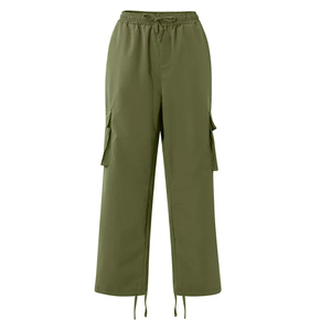 กางเกงคาร์โก้ลำลองแฟชั่นผู้ชาย ผ้าฝ้ายพรีเมียม หลายกระเป๋า แห้งเร็ว สกรีนโลโก้ได้ - Product Image 4