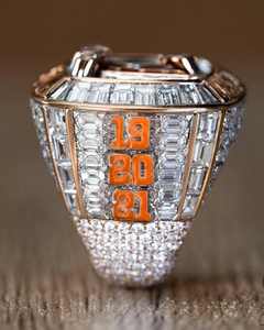 Anillo de Campeonato Personalizado con Letra, Moissanita VVS de Corte Brillante, Plata de Ley 925, Estilo Buss Iced Hip Hop Rapper Statement - Product Image 2