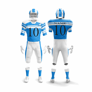 Custom American Football Uniform Set Yellow <b>White</b> Jersey Pants Helmet Gloves <b>Socks</b> for Adults <b>Men</b> Breathable Polyester - Product Image 6