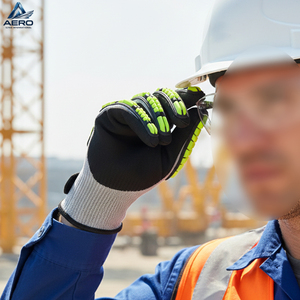 Elastic Wristband High-Performance Safety Wear Featuring Integrated Protection and Durable Reinforced Construction TPR <b>Gloves</b> - Product Image 2
