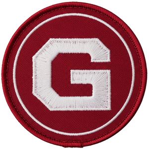 Écusson thermocollant de régalia maçonnique, broderie machine, motif cercle, rouge et or, avec écusson NSEW (Nord, Sud, Est, Ouest) et compas carré, pour franc-maçon - Product Image 6