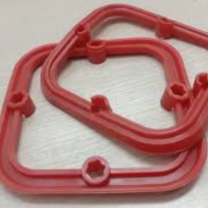 Piezas de caucho de calidad premium para aplicaciones de alimentos, bebidas y agua en uso industrial, de color rojo y fabricadas con material de aluminio. - Product Image 1