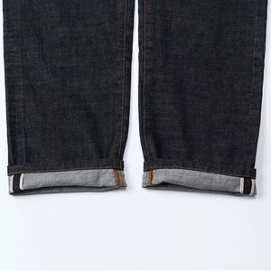 High-quality Embroidered Pocket Detailing on the Back, Custom-made Classic Straight-cut Blue Vintage <b>Men's</b> <b>Jeans</b> - Product Image 5