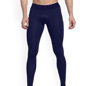 Top Sale High Quality <b>Men</b> <b>Tights</b> Leggings Elastic Waist Full Length <b>for</b> Running Gym Sporty Fit Printing Leggings Breathable - Product Image 1