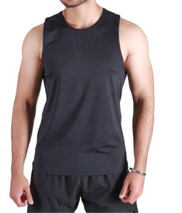 Nouveau débardeur tricoté personnalisé pour homme de haute qualité, en tissu respirant Spandex-Coton, teint uni, pour entraînement et fitness - Product Image 1