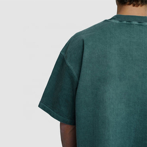 T-shirt de qualité supérieure délavé à l'acide, style streetwear, coupe ample et carrée, en tissu épais, personnalisable, coupe ample de haute qualité - Product Image 3