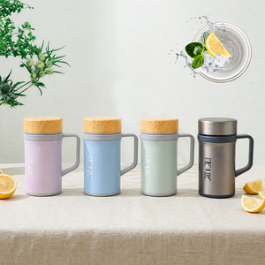Thermos isotherme 16 oz 500 ml avec revêtement en porcelaine, garde au chaud 4-6 h, au froid 8-10 h, pour thé et café - Product Image 6
