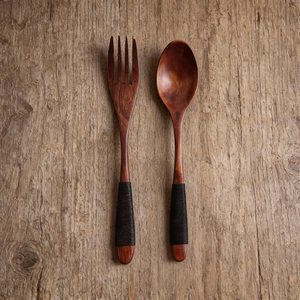 Cuchara para Servir Arroz de Madera WOQI, Utensilio de Cocina Resistente al Calor, Protege las Sartenes - Product Image 6