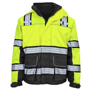 Veste de sécurité haute visibilité pour hommes, promotion spéciale, pour la construction et la sécurité, avec bandes réfléchissantes - Product Image 1