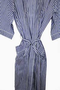 Bata Kimono de Algodón Suave y Transpirable con Estampado de Dibujos Animados para Mujer, Camisón de Verano Hecho a Mano ODM con Cuello en V, Cintura Elástica y Largo hasta la Rodilla - Product Image 3