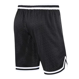 กางเกงบาสเก็ตบอลตาข่ายผู้ชาย OEM ODM มีกระเป๋าข้าง เอวยางยืดพร้อมเชือกผูก  รับผลิตแบบซับลิเมชั่น พิมพ์ลายดิจิตอล 3 มิติ จากโรงงาน - Product Image 4