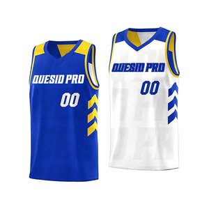 Maillot de basketball sans manches personnalisé à rayures, sublimation intégrale, certifié BSCI, vente en gros, haut de gamme - Product Image 1