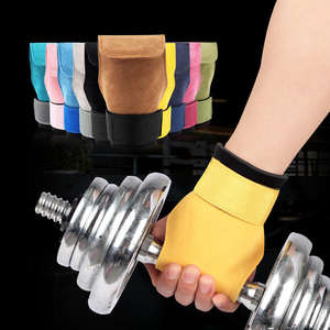 New Cowhide Strength Training Wrist Guard Power Belt Auxiliary Grip Hard <b>Pull</b> <b>Gloves</b> for Fitness Weightlifting <b>Pull</b>-<b>up</b> Exercises - Product Image 1