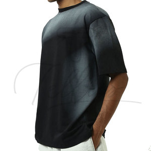 เสื้อยืดลายฟอกสีสไตล์ล่าสุดสำหรับผู้ชาย เสื้อยืดแฟชั่นฟอกสีสำหรับผู้ชาย เสื้อยืดฟอกสีสีพื้นสำหรับผู้ใหญ่ - Product Image 3