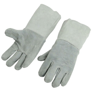 Guantes de Trabajo de Cuero Vacuno de Primera Calidad, Resistentes al Fuego, a la Abrasión y al Calor, con Logotipo Personalizable - Product Image 1