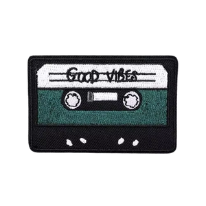 Écussons brodés 3D personnalisés en sergé, thermocollants, pour vêtements et chapeaux personnalisés, faible MOQ, thème animaux de dessin animé 2026 - Product Image 4