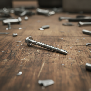 Self-Drilling Screws Washer Head Zinc/Hot-Dip Galvanized Carbon Steel Metric/Inch Standard Thread Full-Length Thread - Product Image 1