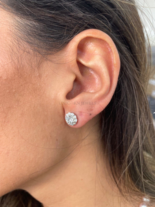 Pendientes de Oro con Diamantes de Laboratorio IGI, Oro de 10k, 14k, 18k, Acabado Pulido, Joyería para Aniversario, Monturas de Oro Amarillo, Rosa y Blanco - Product Image 6