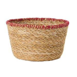 Cesta de mimbre multifuncional tradicional tejida a mano, cesta redonda de mimbre natural perfecta para almacenamiento en la cocina, procedente de Vietnam. - Product Image 2