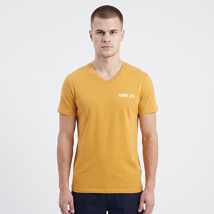 Ropa para Hombre, Camiseta de Manga Corta de Spandex, Cuello en V, Corte Ajustado, Camiseta Lisa para Hombre, Elegante y de Alta Calidad - Product Image 1