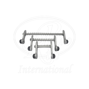Abrebocas Canino Reutilizable de Acero Inoxidable de 6.25 Pulgadas con Acabado Satinado, Resorte e Insertos de Plástico, Otros Instrumentos Veterinarios - Product Image 1
