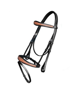 บังเหียนม้าขี่ม้าทำจากหนังทนทานโลโก้ตามสั่งสำหรับนักล่าบังเหียนแฟนซีตกแต่งสไตล์การขับขี่แบบตะวันตก - Product Image 3