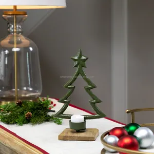 Candelabro de Acero Inoxidable de Alta Calidad con Acabado Negro Moderno para Proyectos de Decoración de Interiores, Diseño Trenzado Hecho a Mano - Product Image 1